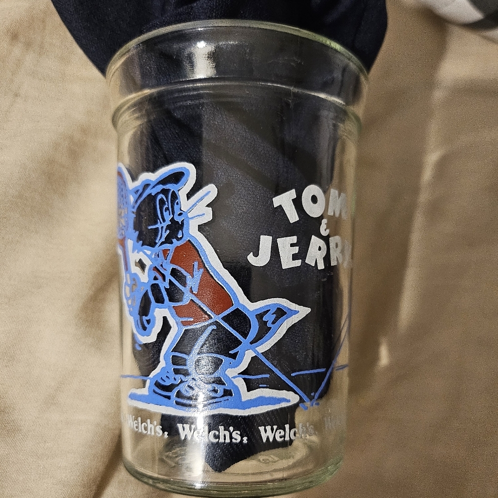 Welch's  1991 Tom & Jerry Jelly Glass‎ Vintage
